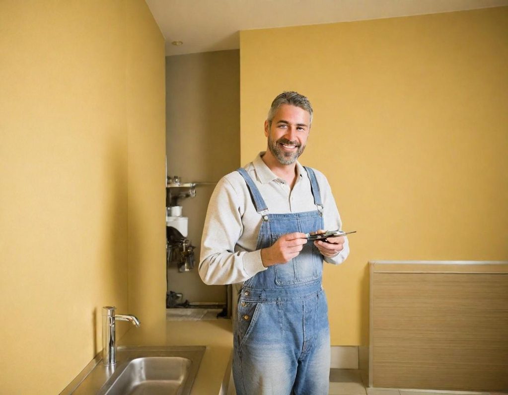 Klempner-Notdienst in Berlin repariert geplatztes Rohr in Badezimmer